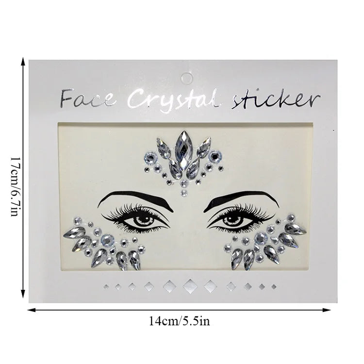 Rhinestone Face Gems Sets