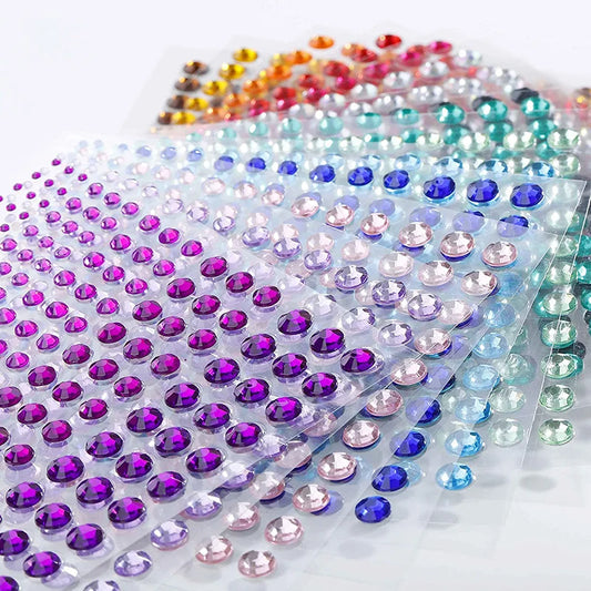 Rhinestone Face Gems Sheets